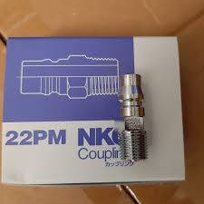 Khớp nối nhanh khí nén ren 13mm NKC NL-22PM
