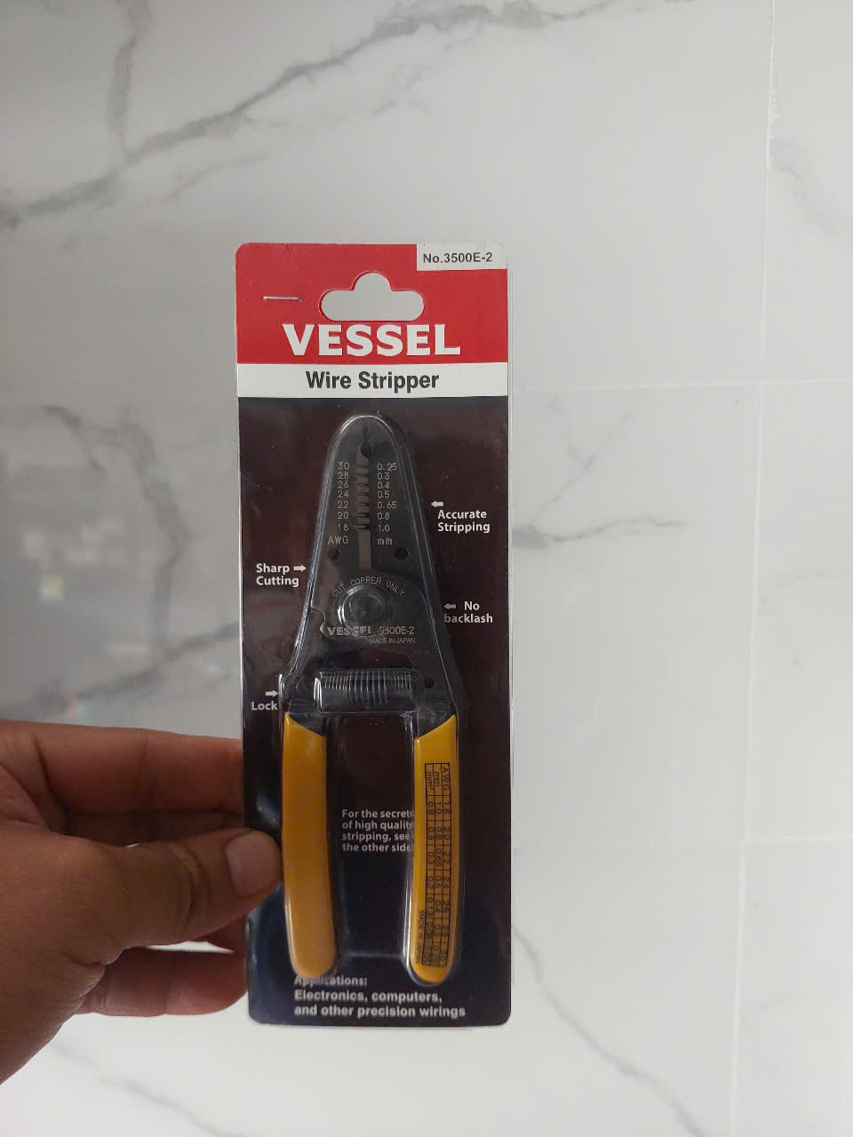 Kìm tuốt dây Vessel 3500E-2