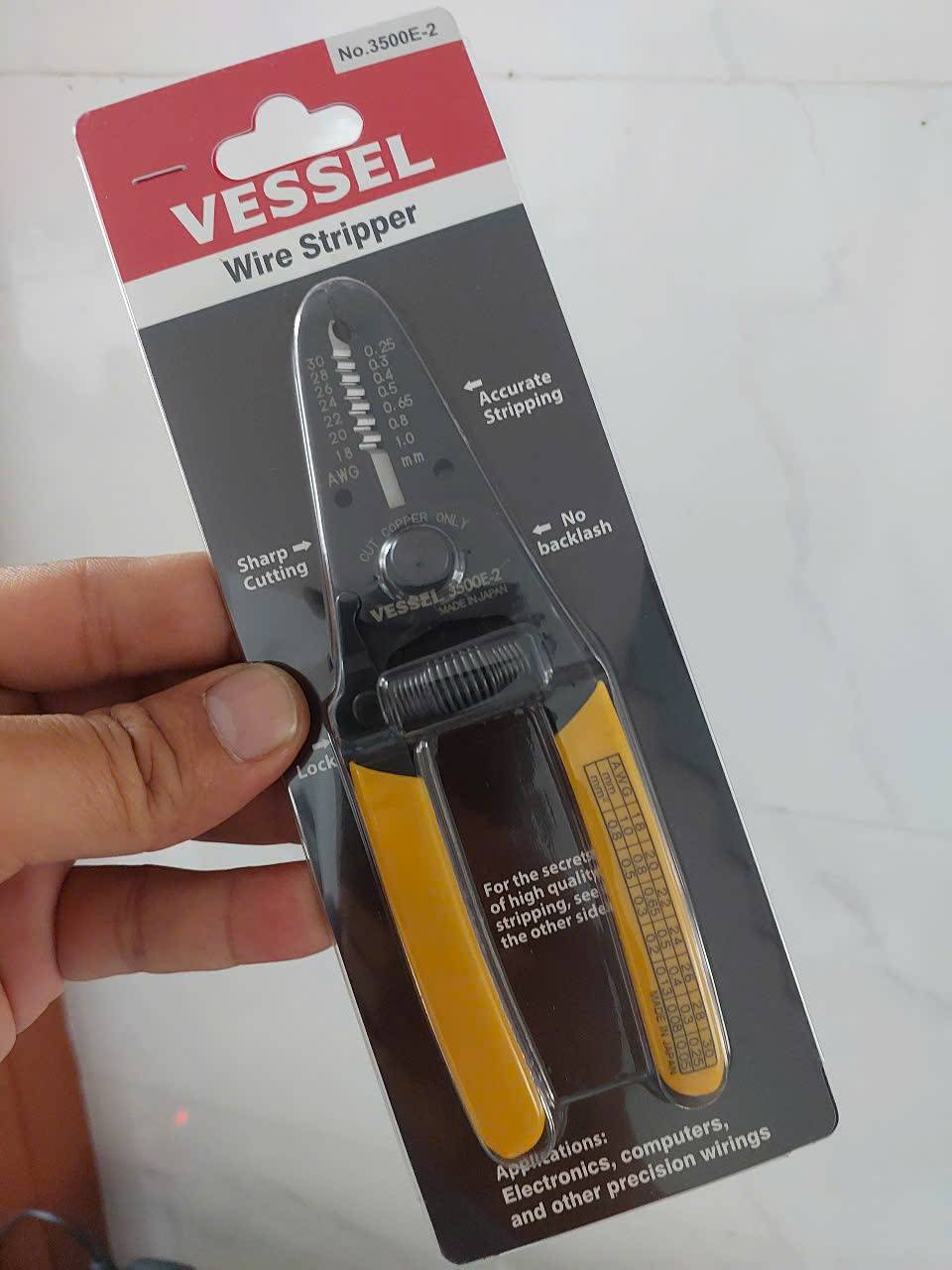 Kìm tuốt dây Vessel 3500E-2