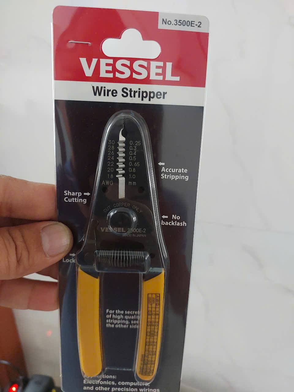 Kìm tuốt dây Vessel 3500E-2