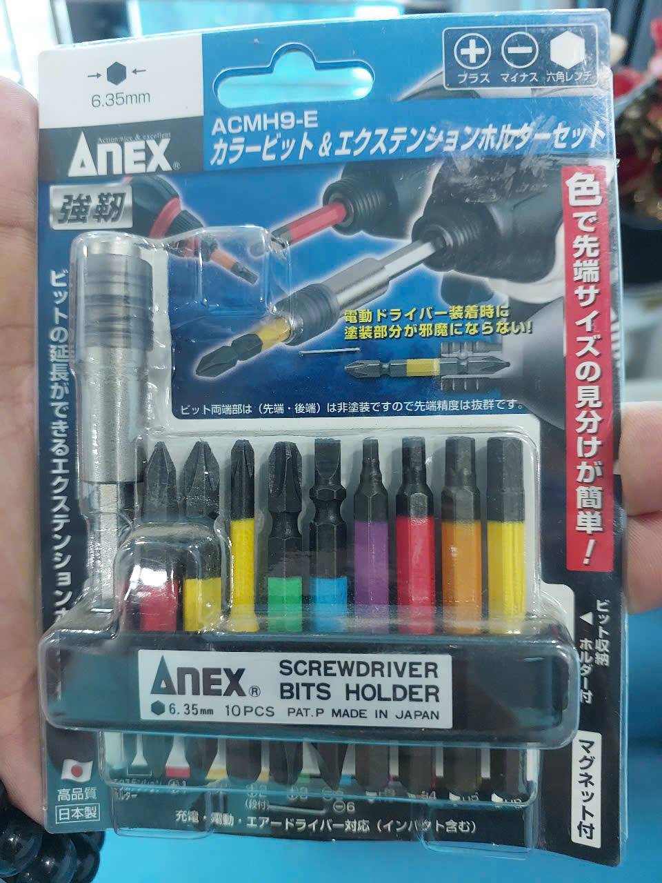 Bộ mũi vít đa năng ANEX ACMH9-E (Japan)