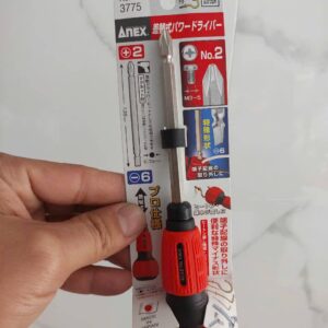 Tô vít 2 đầu ANEX NO.3775 (+2/-6) (Japan)