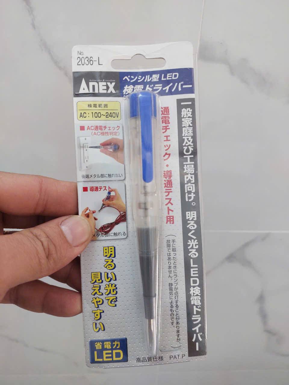 Bút thử điện đèn Led ANEX No.2036L (Japan)