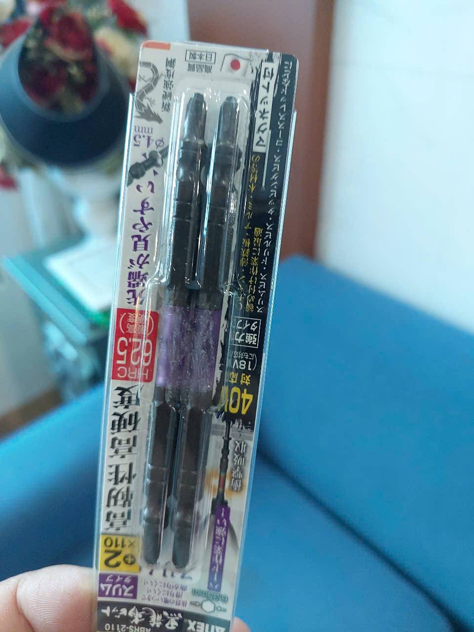 Mũi vặn vít 2 đầu Anex No.ABRS-2110 (+2x110mm – có từ tính)