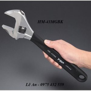 Mỏ lết miệng rộng Top Kogyo HM-43MGBK