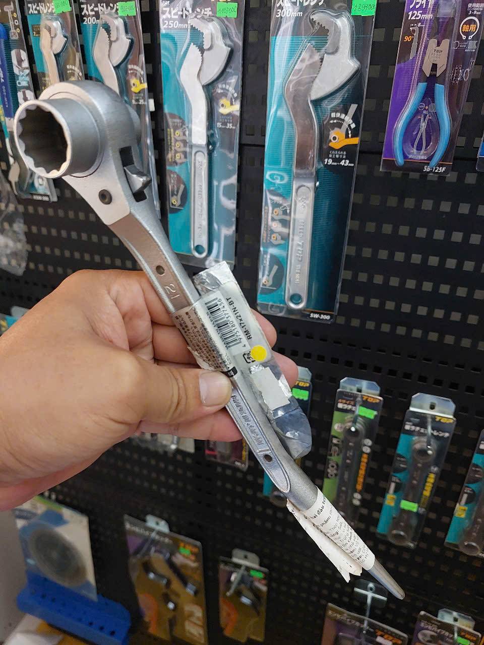 Cờ lê 2 đầu tuýp đuôi chuột cong Top Kogyo RM-17X21N-BT
