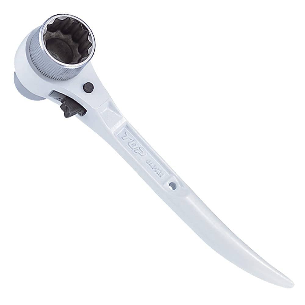 Cờ lê 2 đầu tuýp đuôi chuột cong loại siêu ngắn Top Kogyo RM-17X19CS