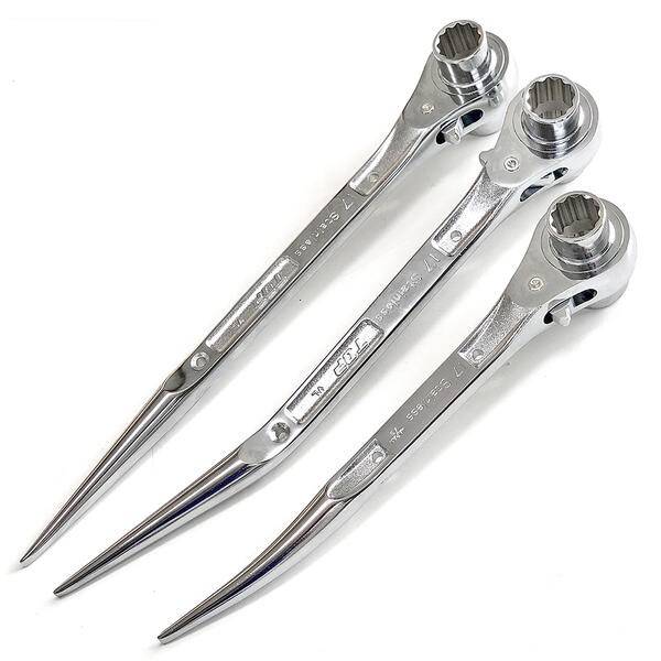 Cờ lê 2 đầu tuýp đuôi chuột cong không gỉ Top Kogyo SRM-17X21BT
