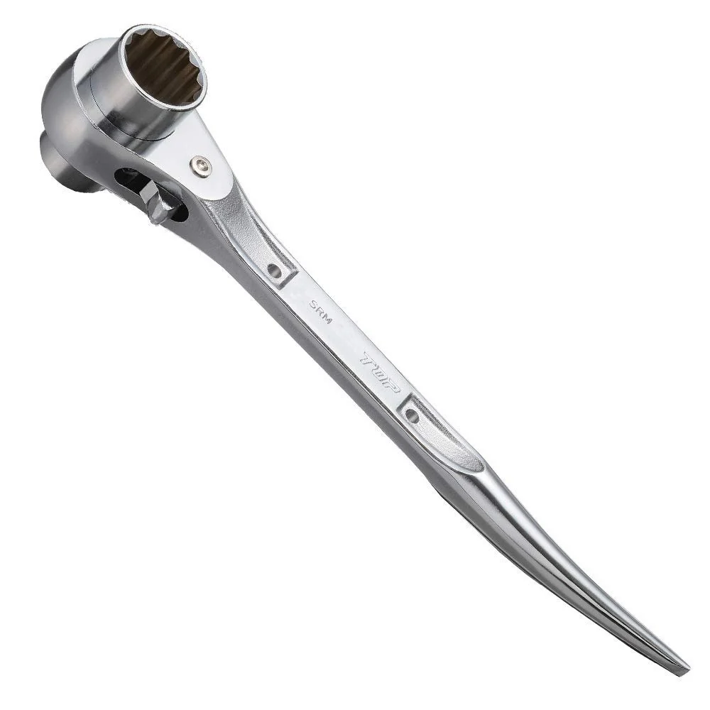 Cờ lê 2 đầu tuýp đuôi chuột cong không gỉ loại ngắn Top Kogyo SRM-17X21S