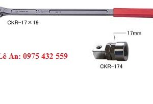 Bộ Cờ lê 2 đầu tuýp phẳng đuôi dài đa năng Top Kogyo CKR-17X19S