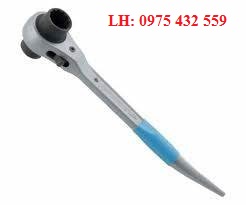 Cờ lê hai đầu tuýp đuôi chuột cong loại ngắn RM-17X19A