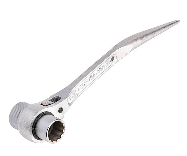 Cờ lê 2 đầu tuýp đuôi chuột cong loại ngắn Top Kogyo RM-17X19CSN-BT