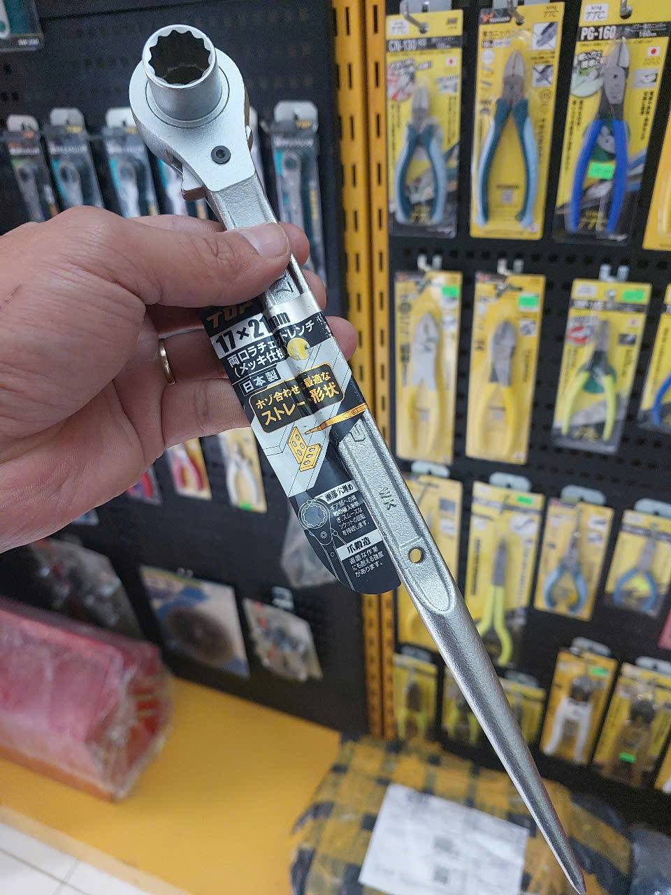 Cờ lê 2 đầu tuýp đuôi chuột Top Kogyo RM-17X21N-ST