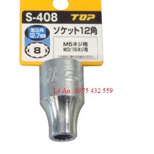 Đầu khẩu 1/2" Top Kogyo S-408