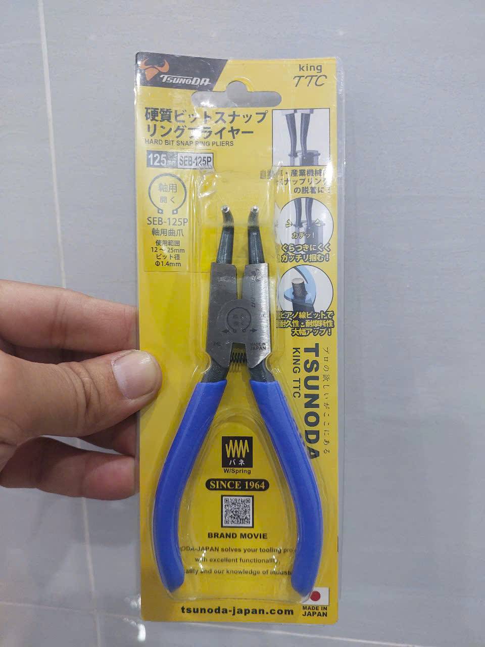Kìm mở phe mũi cong Tsunoda SEB-125P