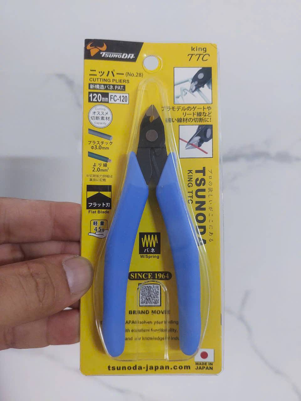 Kìm cắt linh kiện 120mm Tsunoda FC-120