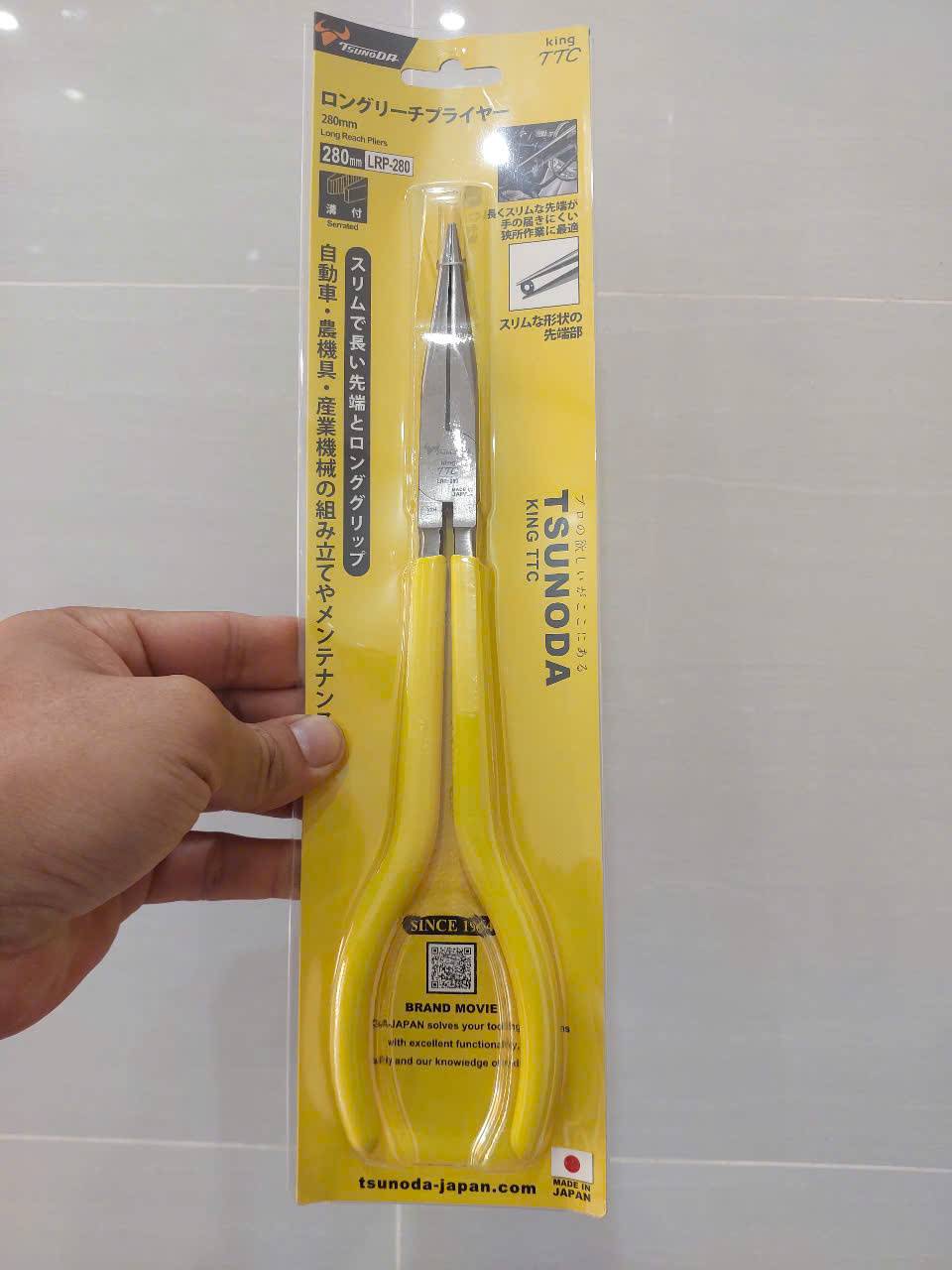 Kìm nhọn dài mũi thẳng Tsunoda LRP-280