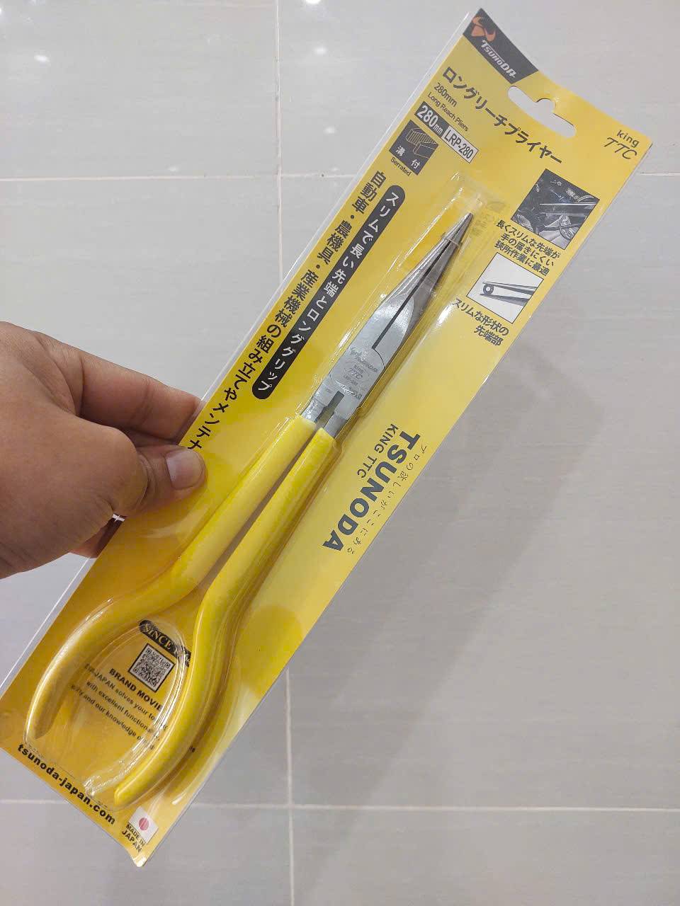 Kìm nhọn dài mũi thẳng Tsunoda LRP-280