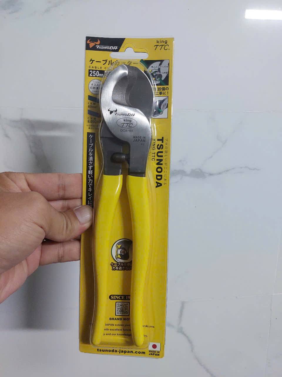 Kìm cắt cáp 250mm Tsunoda OCA-60