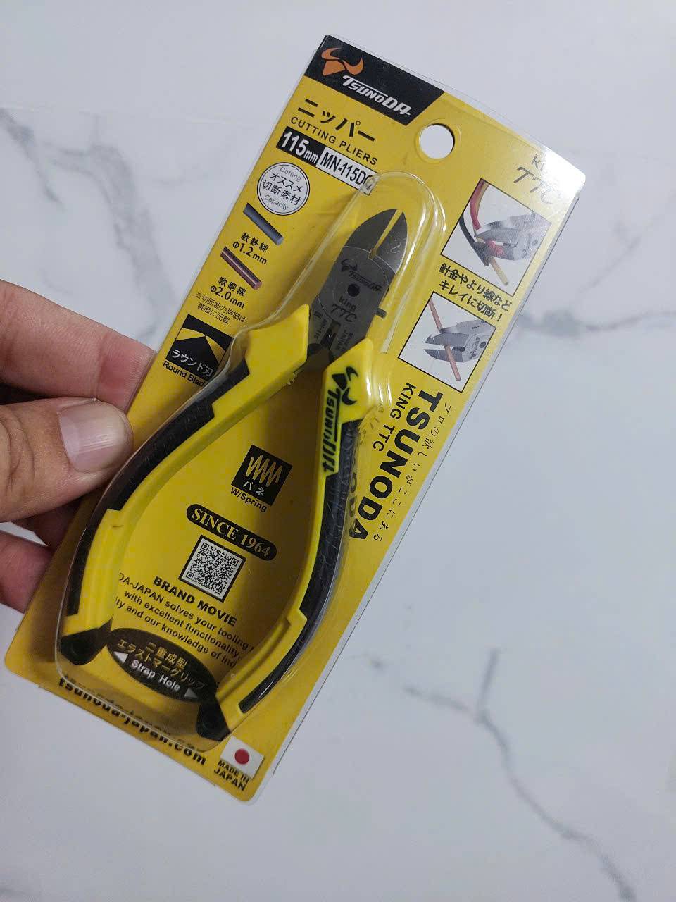 Kìm cắt điện tử 115mm Tsunoda MN-115DG