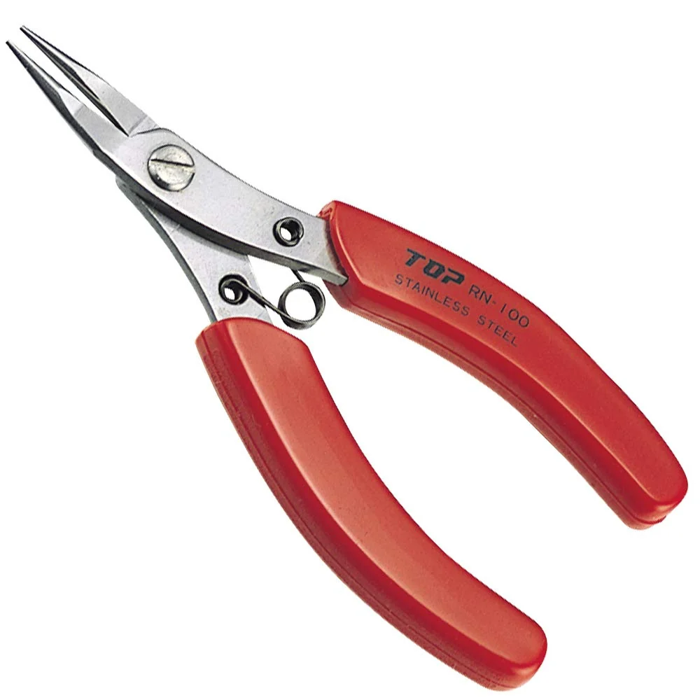 Kìm nhọn không gỉ mũi tròn Top Kogyo RN-100