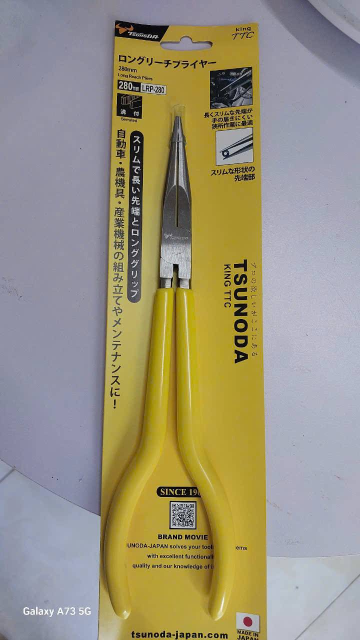 Kìm nhọn dài mũi thẳng Tsunoda LRP-280