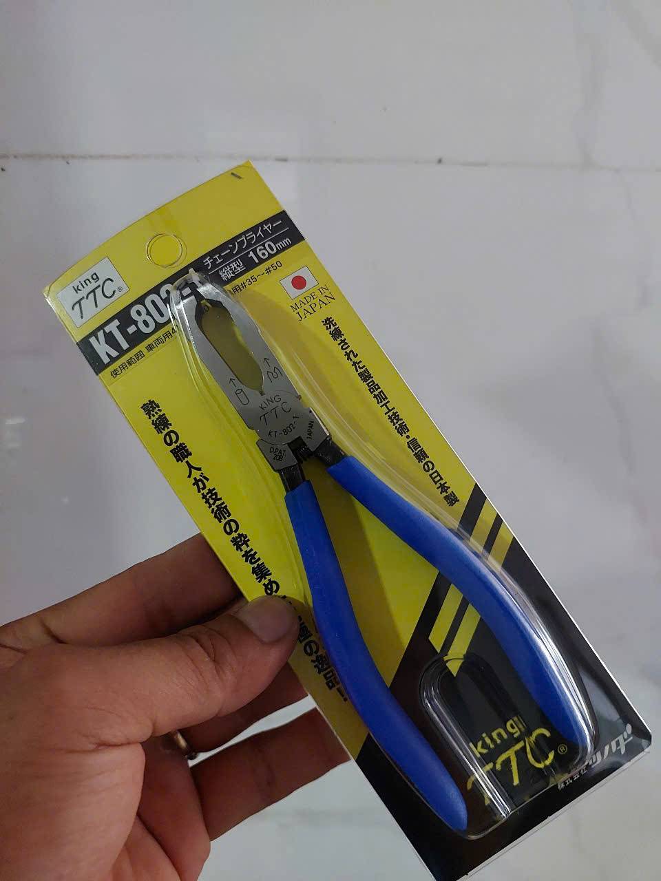 Kìm bấm dây xích 160mm Tsunoda KT-802-1