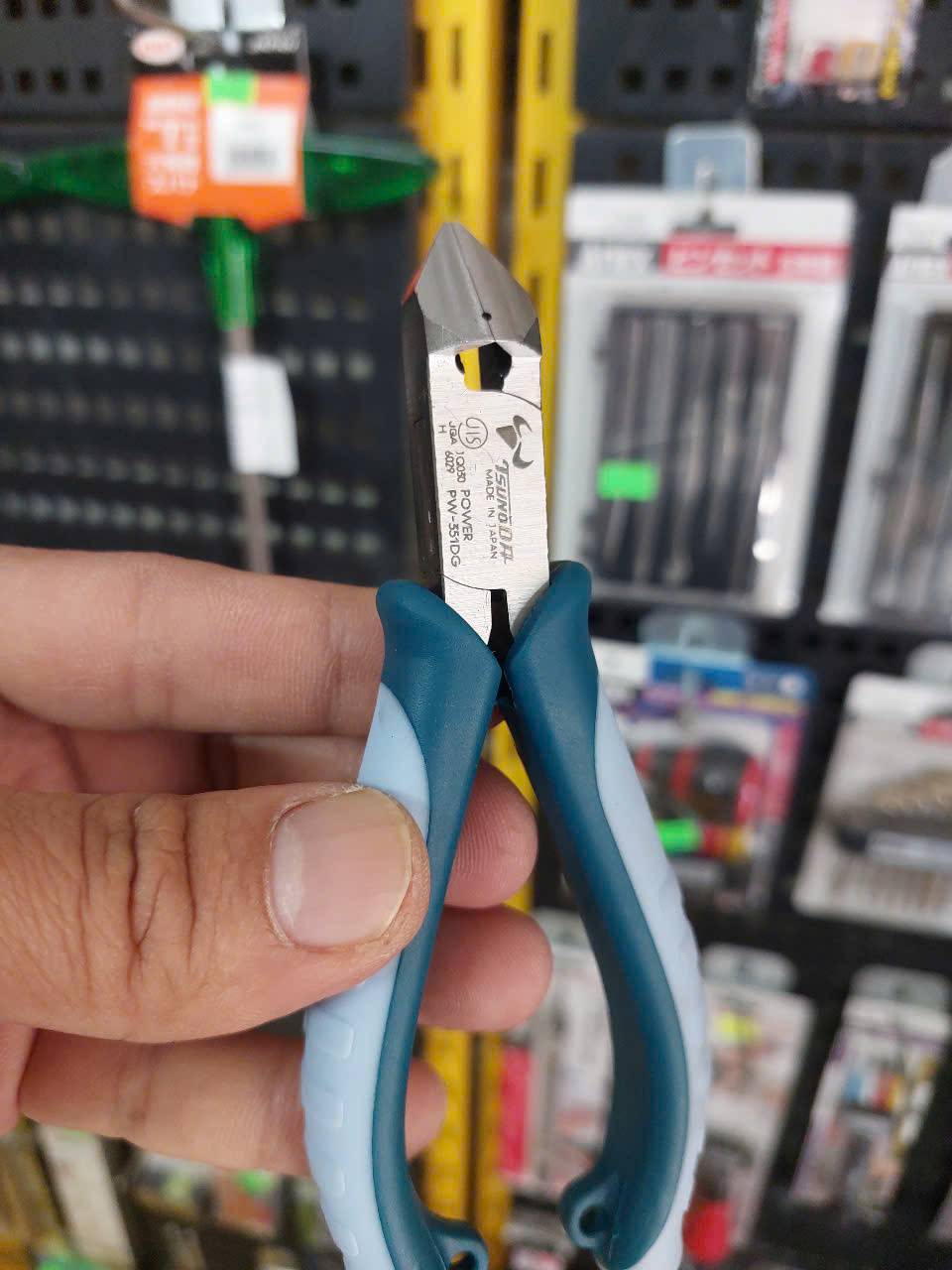 Kìm cắt cạnh xiên khớp hộp Tsunoda PW-351DG/PW-352DG