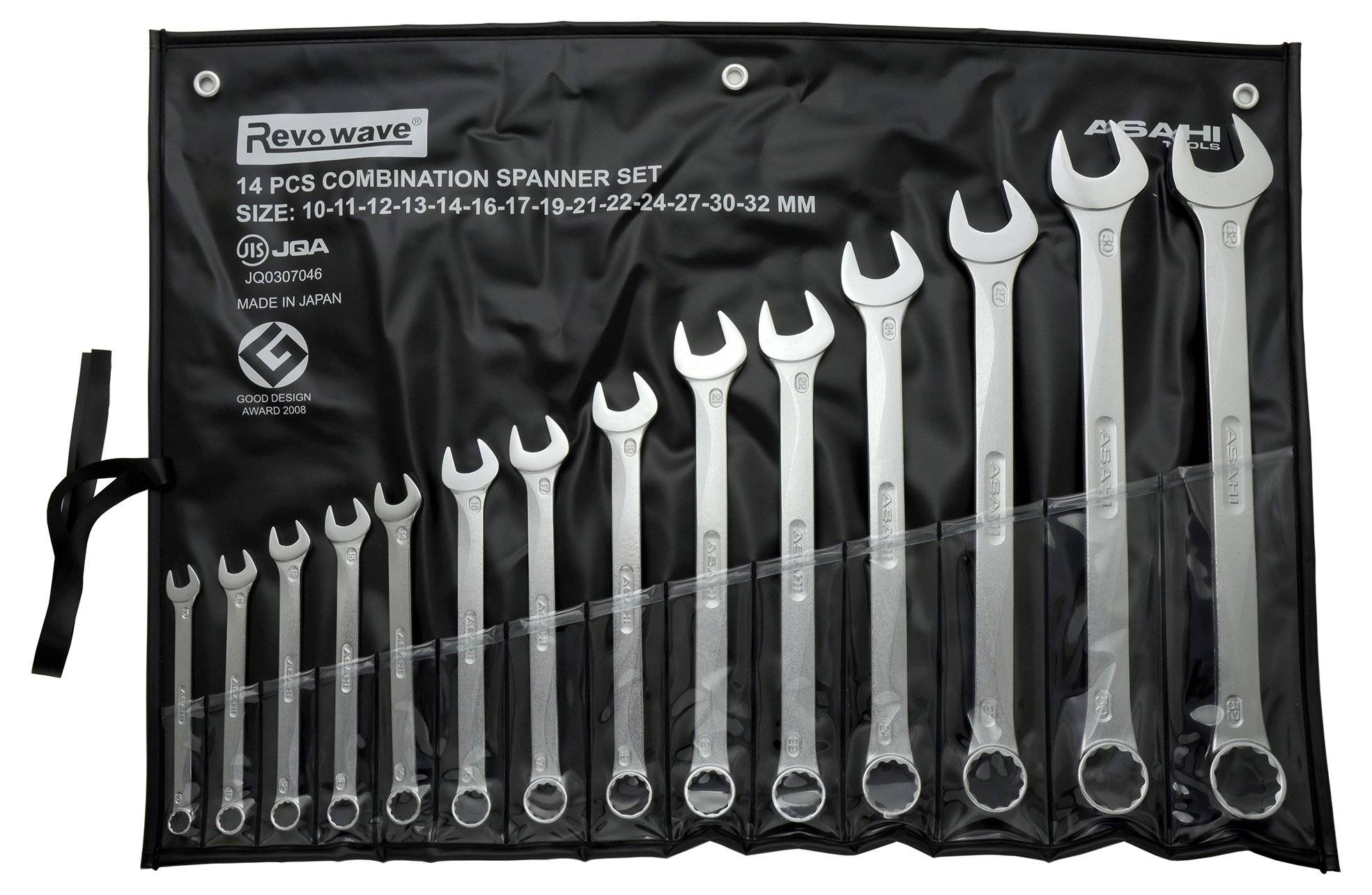 Bộ cờ lê vòng miệng 10-32mm ASAHI 1014M-3 (14 chi tiết)