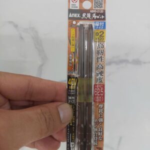 Vỉ 2 Mũi vặn vít 1 đầu có từ tính Anex ABRD-2120