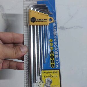 Bộ lục giác bi loại dài 1.5-6mm Asahi AQKS710