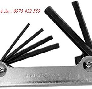 Bộ lục giác gấp gọn 6 chi tiết Asahi ANS0610