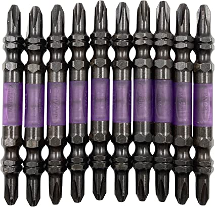 Vỉ 10 mũi vít 2 đầu có từ tính Anex ABRS-14M+2x65