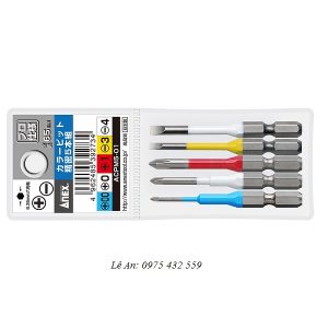 Vỉ 5 mũi vít có từ tính Anex ACPM5-01