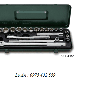 Bộ tuýp 6 cạnh 1/2" 20 chi tiết Asahi VJS4151