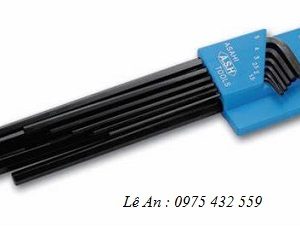 Bộ lục giác thường hệ mét 9 chi tiết Asahi ALS0990 
