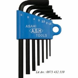 Bộ lục giác thường ngắn 1.5-6mm ASAHI AWS0770