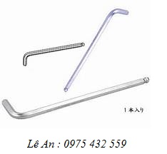 Lục giác chữ L đầu bi 6mm Asahi AQ0600