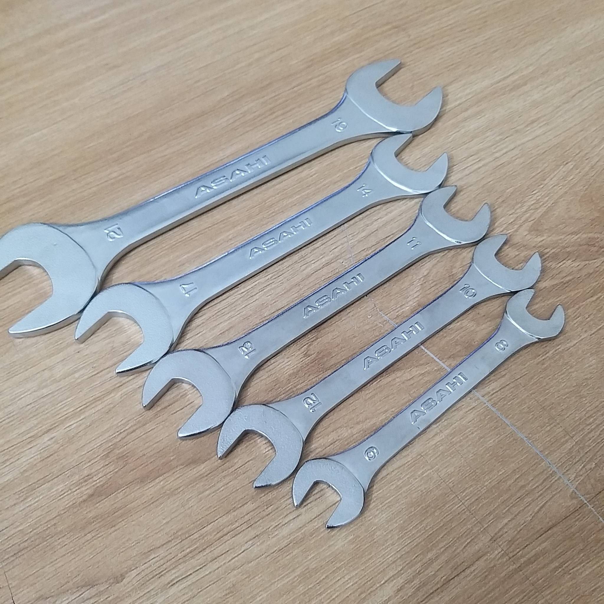 Bộ cờ lê 2 đầu miệng loại siêu mỏng Asahi SNT0550