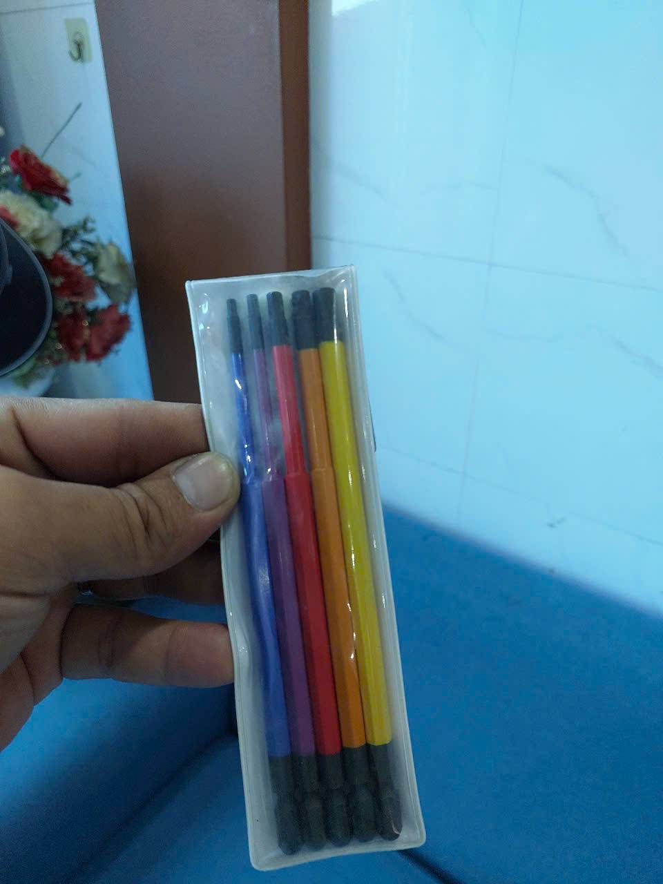 Vỉ 5 mũi vít đầu lục giác Anex ACHX5-150L