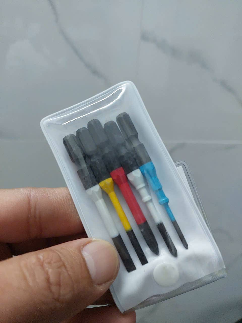 z7224487395675_babd6a42bf6c54949c0e57a415c2b239 Vỉ 5 mũi vít có từ tính Anex ACPM5-01