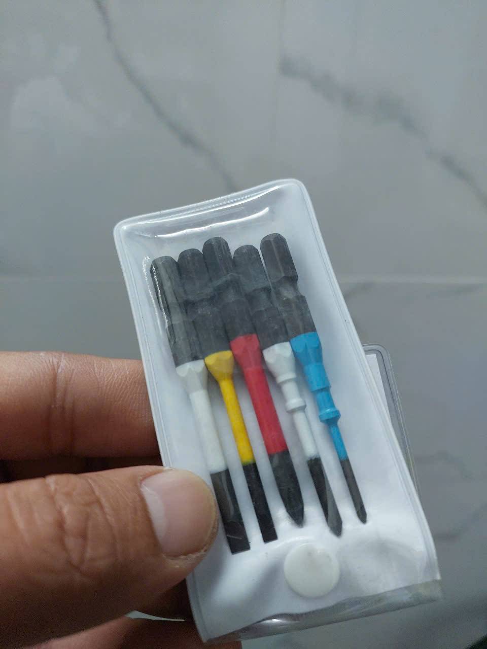 Vỉ 5 mũi vít có từ tính Anex ACPM5-01