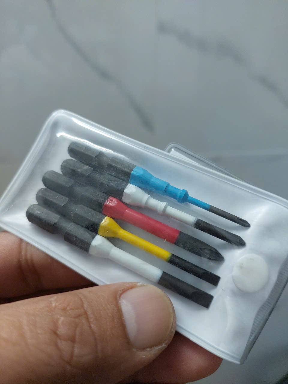 Vỉ 5 mũi vít có từ tính Anex ACPM5-01