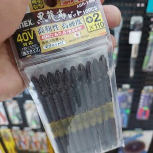 Vỉ 10 Mũi vít 2 đầu có từ tính Anex ABR-14M+2×110