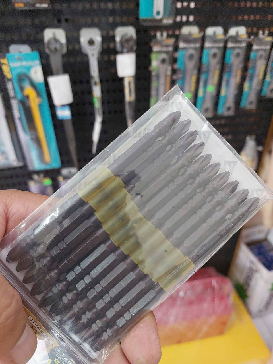 Vỉ 10 Mũi vít 2 đầu có từ tính Anex ABR-14M+2×110