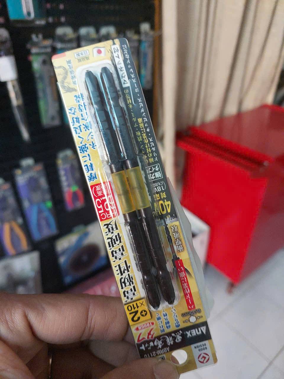 Vỉ 2 Mũi vặn vít 2 đầu có từ tính Anex ABRM-2110