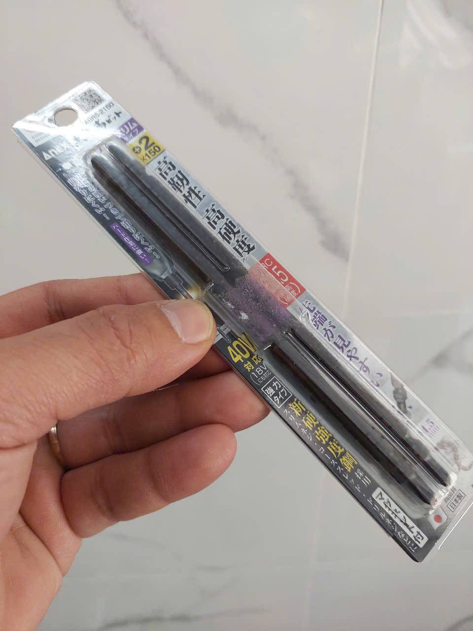 Vỉ 2 Mũi vặn vít 2 đầu có từ tính Anex ABRS-2150