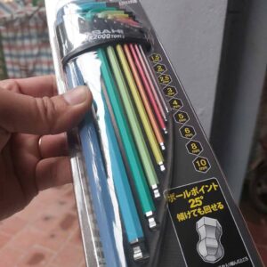 Bộ lục giác bi hệ mét 9 chi tiết Asahi AQUS910