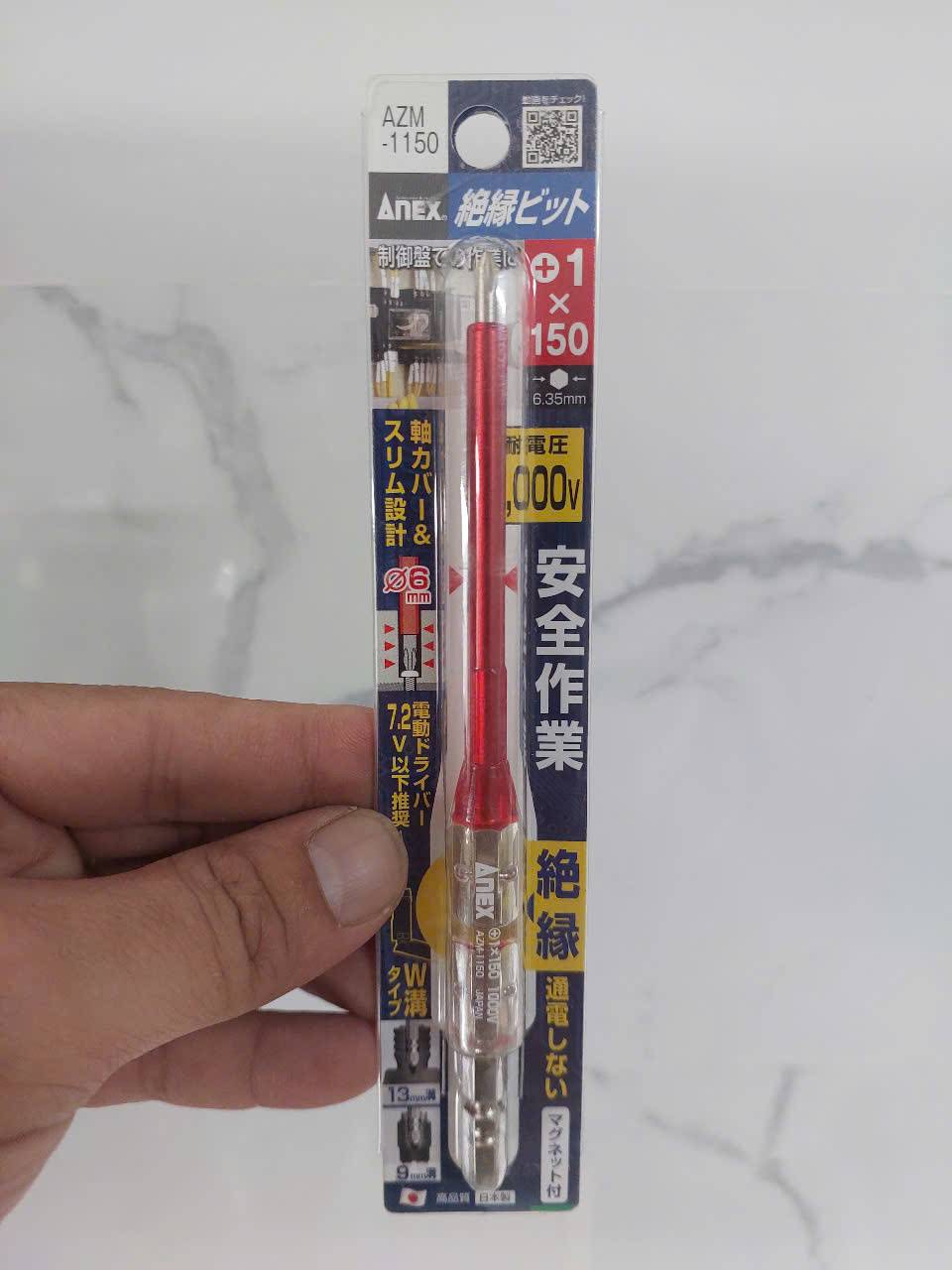 Mũi vít cách điện 1000V Anex AZM-1150