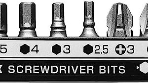 Bộ 8 mũi vít dầu bake và đầu lục giác Anex AK-51P-B8H